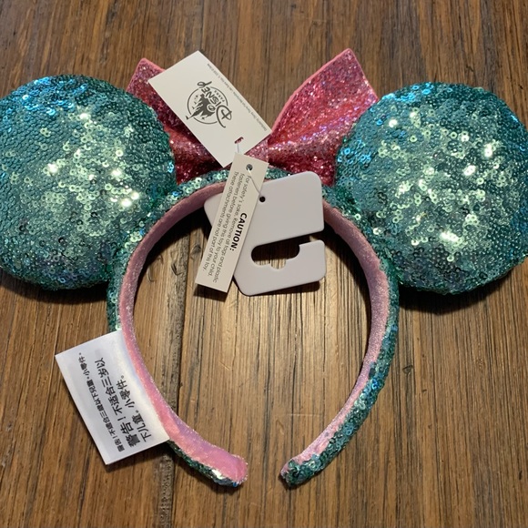 Disney Parks Pink Sugar Rush Minnie Mouse Ears Limited Bow Sequins Headband - Picture 9 of 10